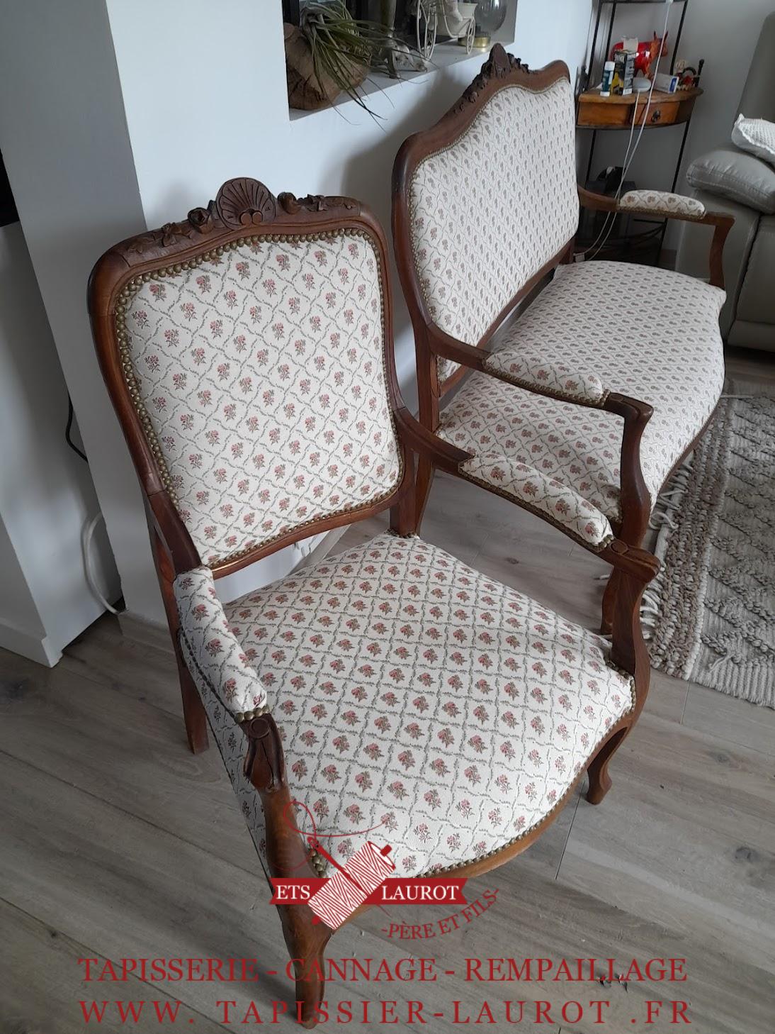 Versailles 15 restauration fauteuil à Versailles 78