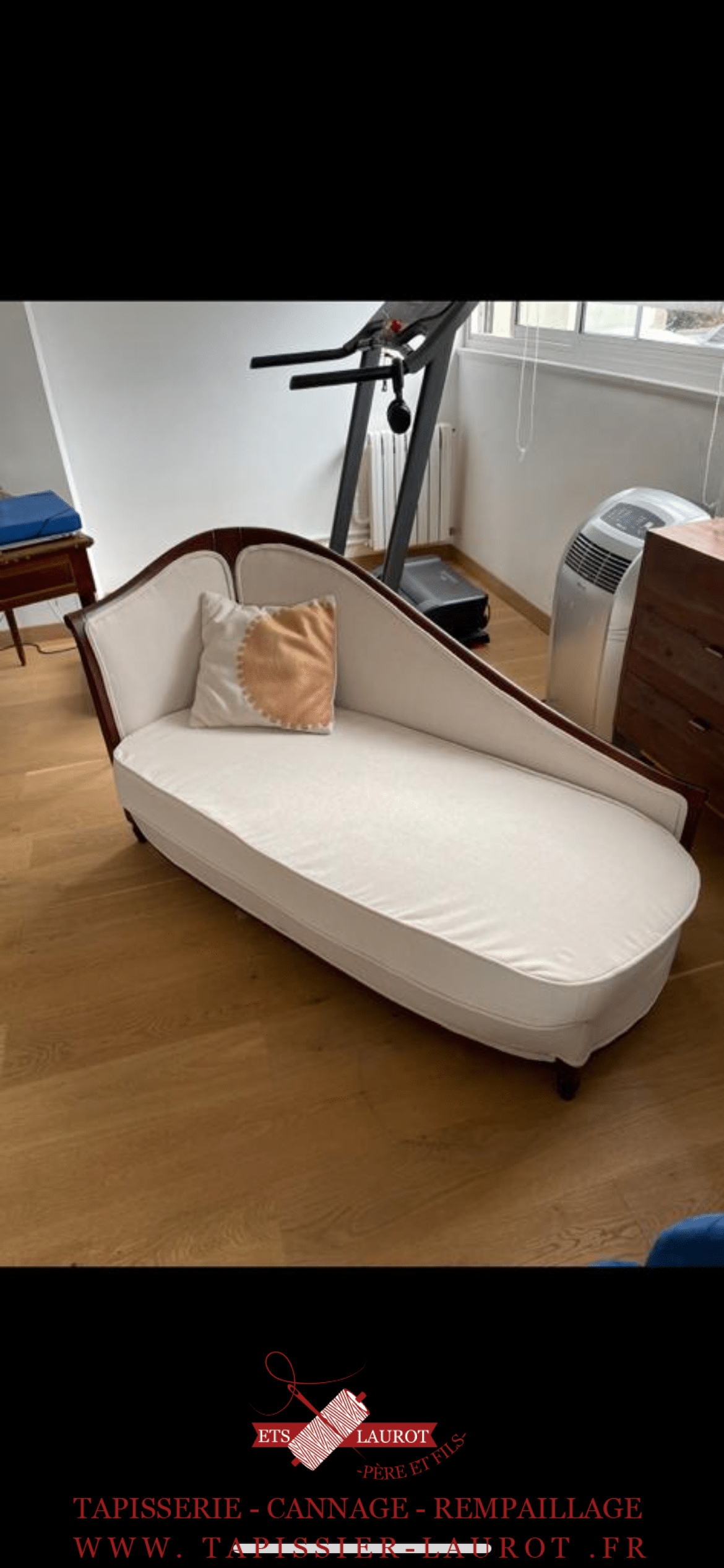 tapissier Yvelines 78 35 Réfection de méridienne à Le Vésinet 78