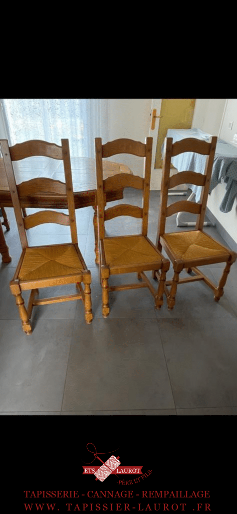 Repaillage et restauration de chaises dans les Hauts de Seine 92