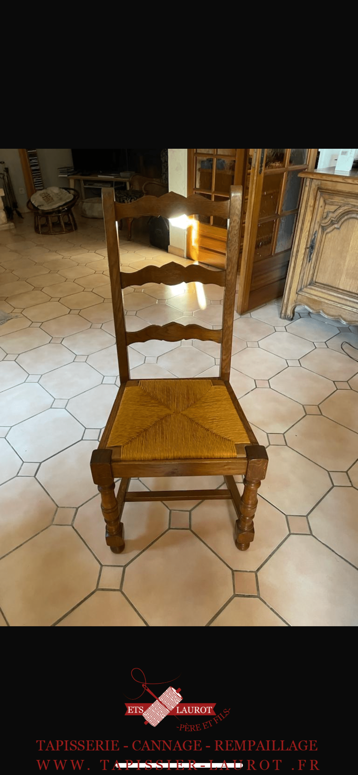 Prix cannage et rempaillage de chaise dans les Yvelines 33 rempaillage de chaise à Survilliers (95470)