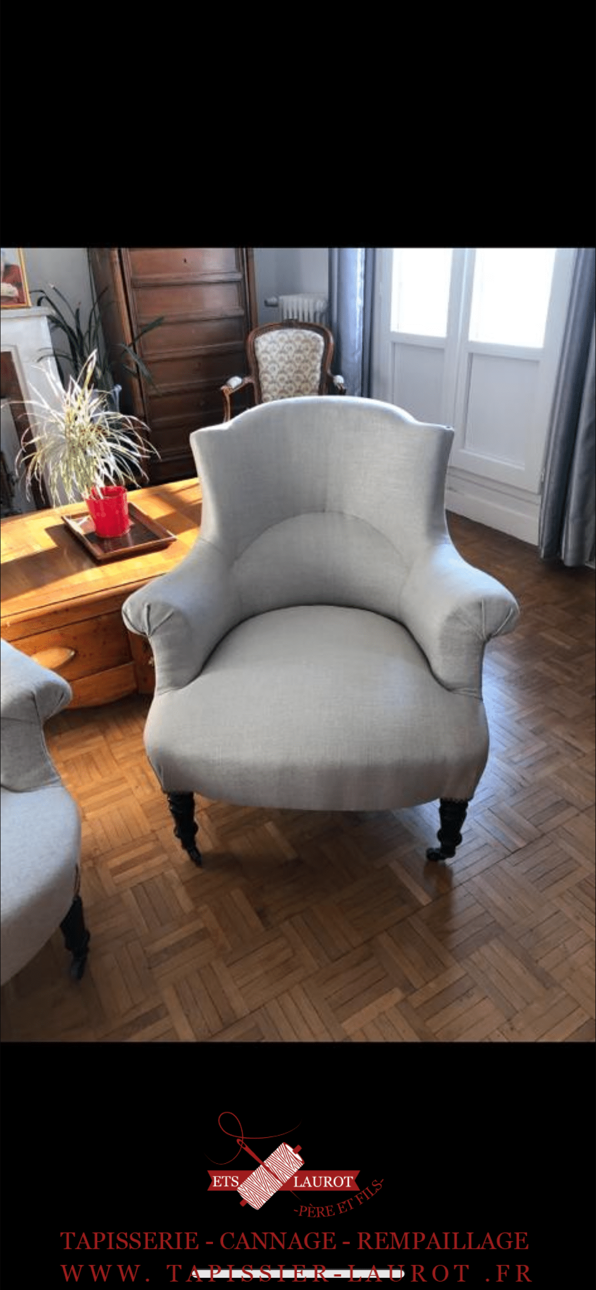 tapissier Yvelines 78 37 Restauration de fauteuil à Bouafle (78410)
