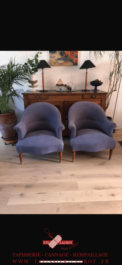 Restauration de fauteuil à Le Heaulme (95640)