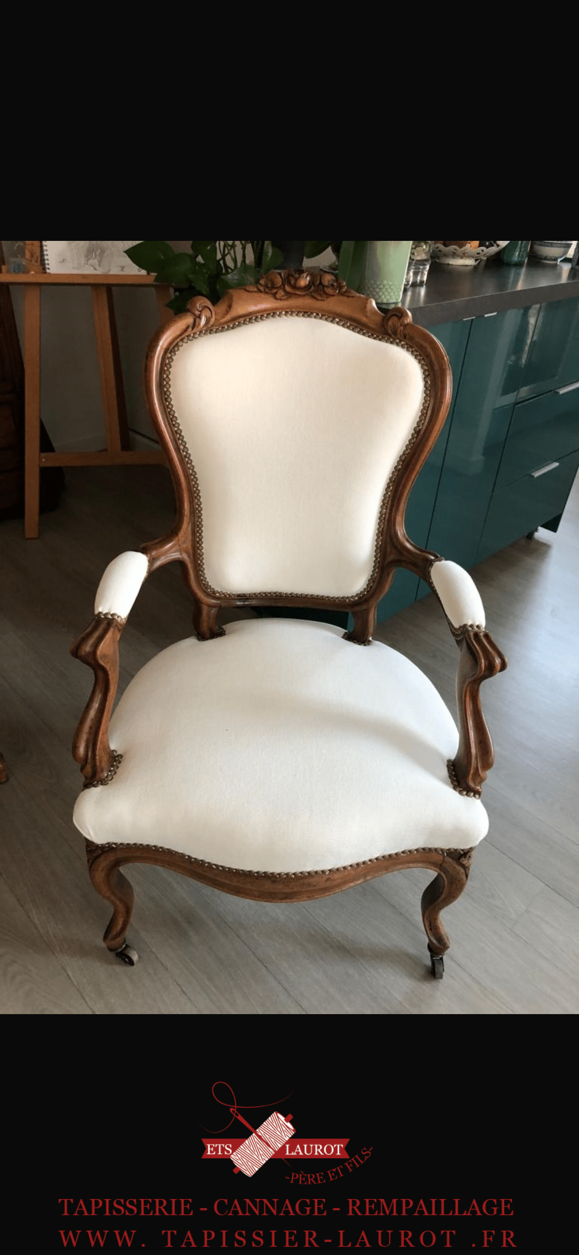 Tapissier ile de France paris 28 Restauration de fauteuil à Les Alluets-le-Roi (78580)