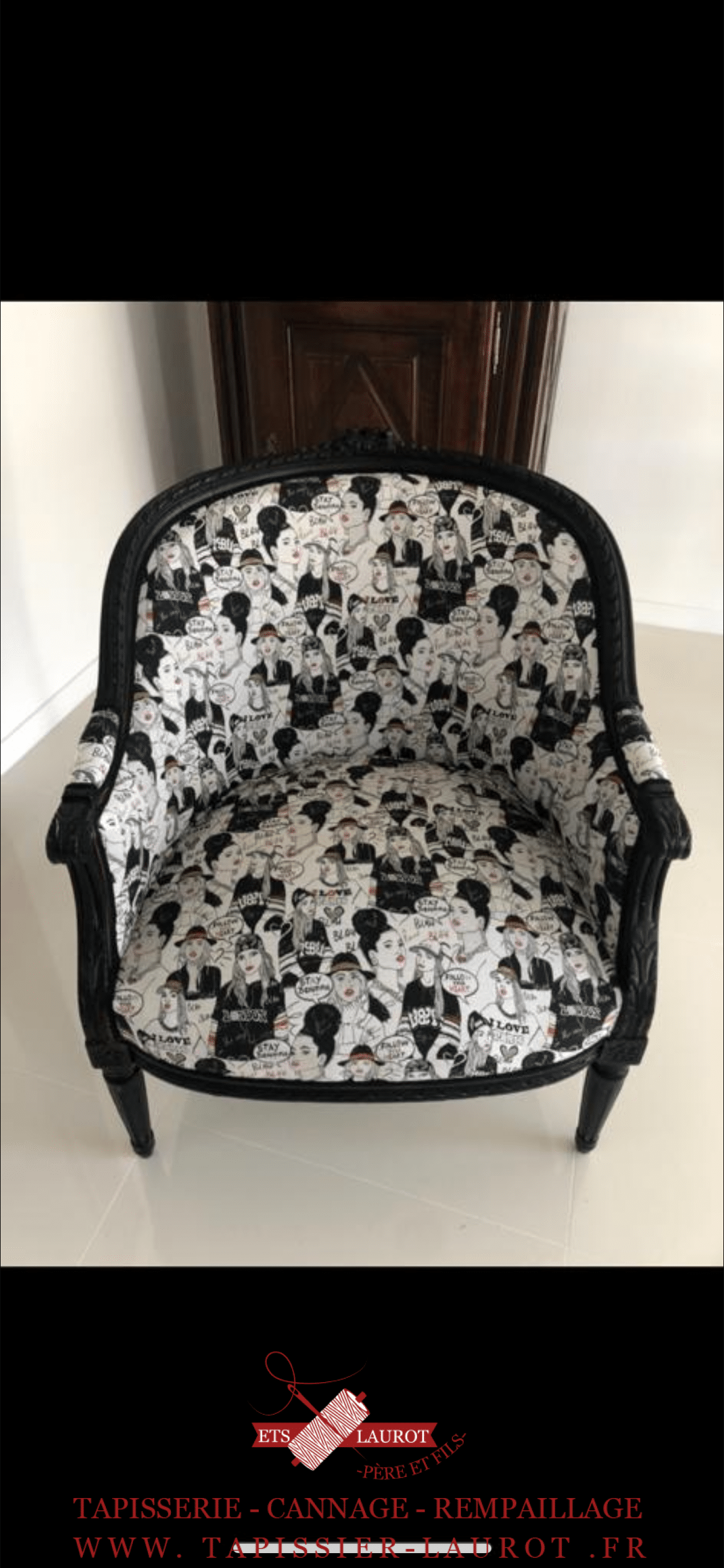 tapissier Oise 60 15 Restauration de fauteuil à Orry la ville 60