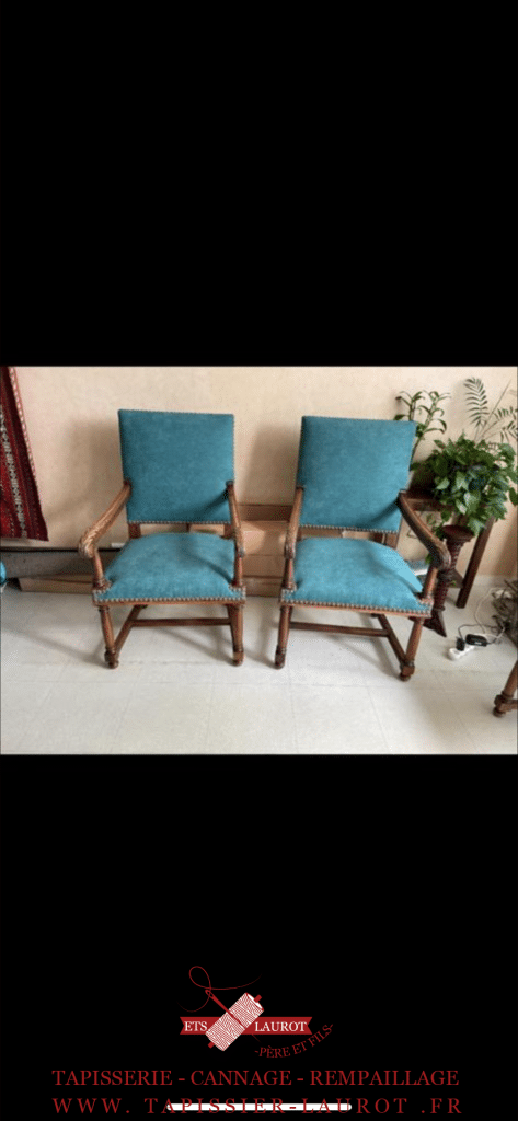 Restauration fauteuils à Malakoff 92