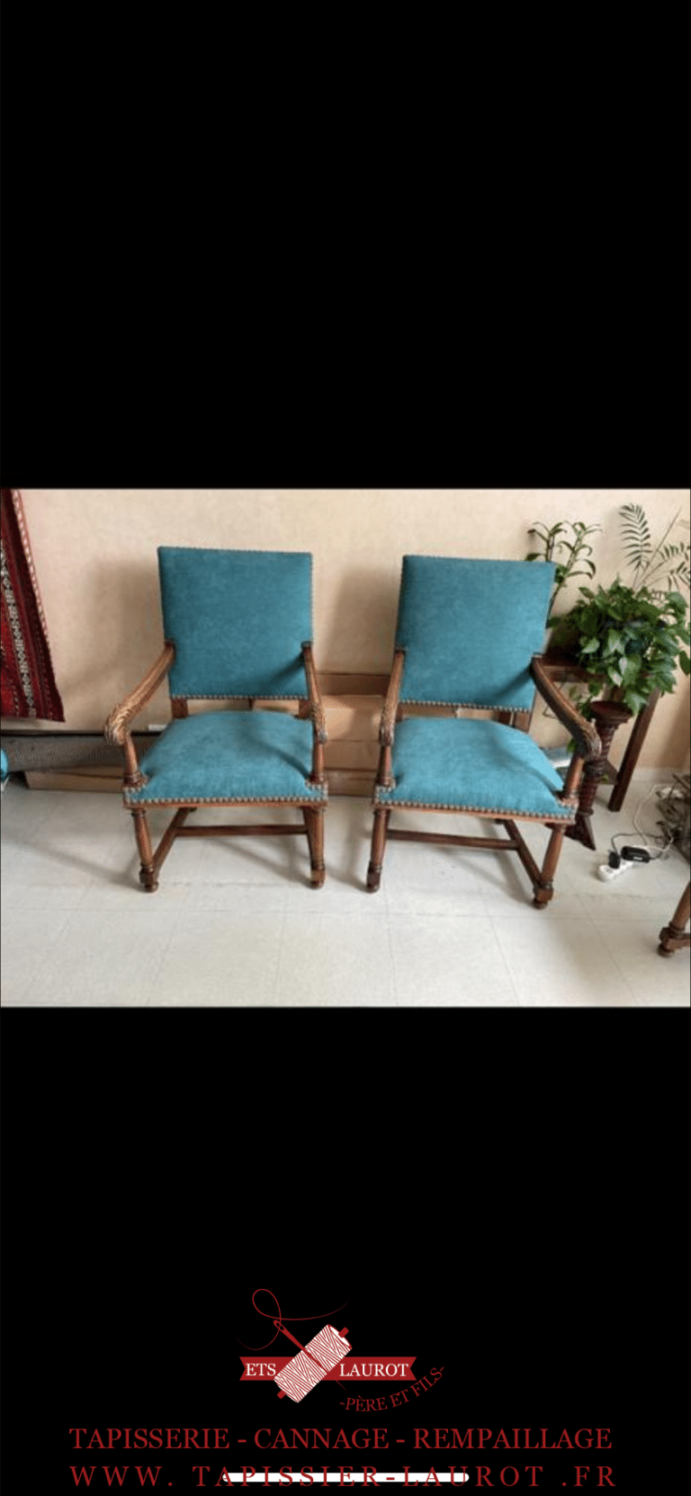 Restauration d’une paire de fauteuils Louis XIII à Malakoff 92