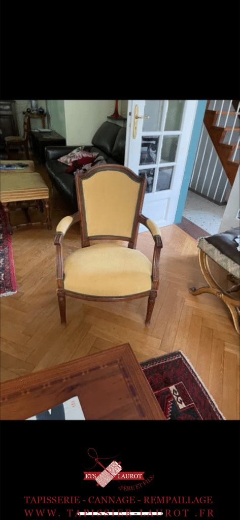 Restauration fauteuil à Montrouge 92