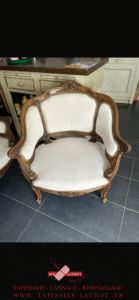 restauration de fauteuils Bergère