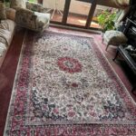 Nettoyage et réparation de lisière sur tapis à Meudon 92