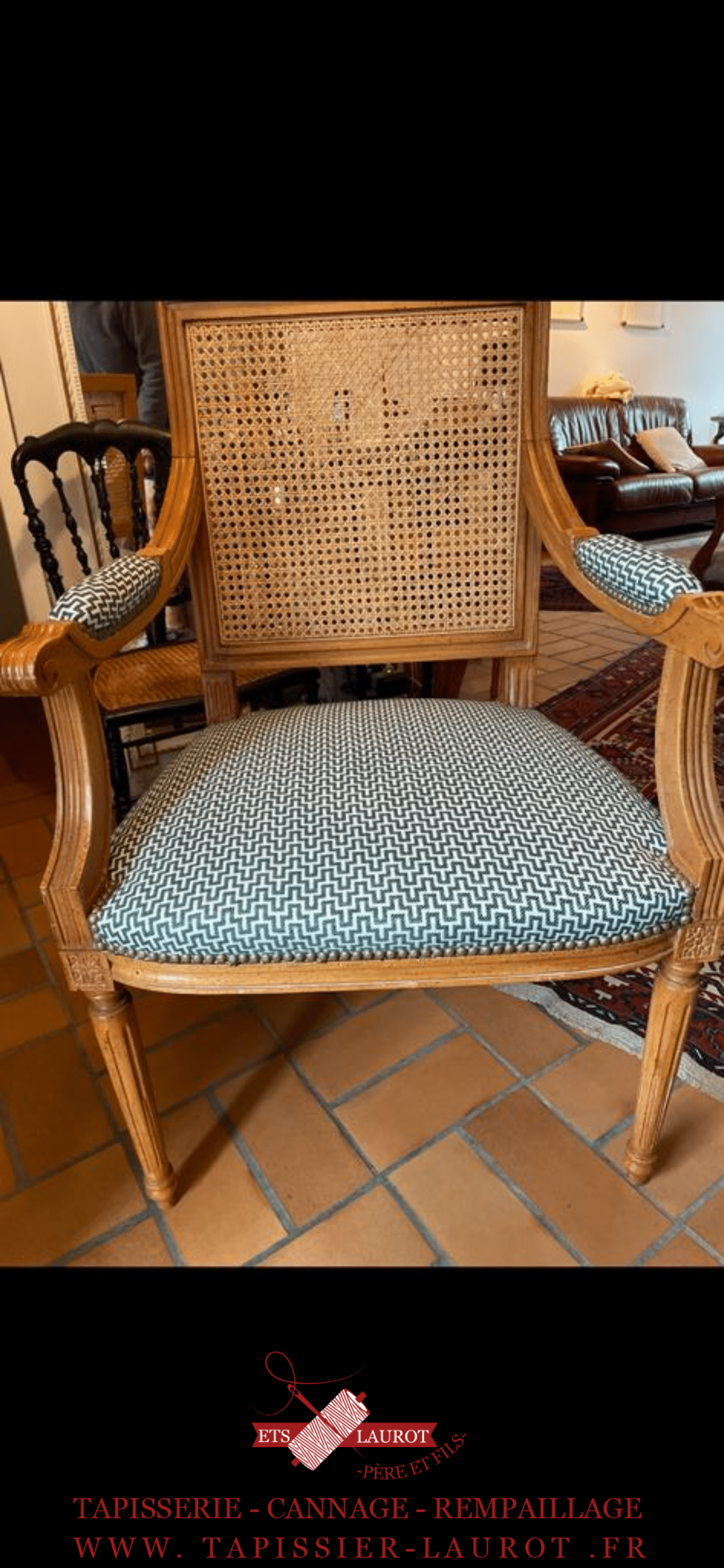 Chaise B32 (Cesca, Marcel Breuer) 20 Restauration de fauteuil et cannage à Avilly-Saint-Léonard dans Oise 60