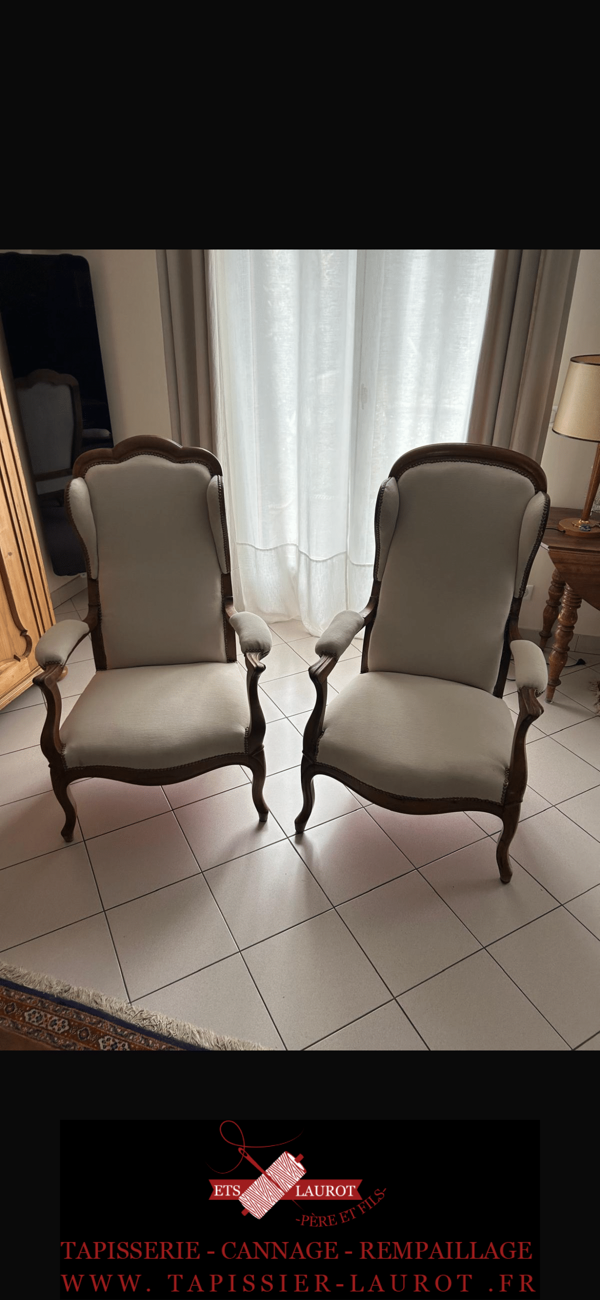 tapissier Eure 27 13 Restauration de fauteuils à Gisors dans l'eure 27