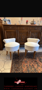 Restauration de tapisserie fauteuil Boury en vexin dans l'eure 27