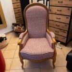 tapissier Val d'Oise 95 2 Réfection fauteuil bergere Osny 95 val d’Oise