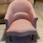 tapissier Val d'Oise 95 1 Réfection fauteuil crapaud Osny 95 val d’Oise #tapissier #osny #valdoise #fauteuil #artisan