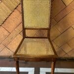 Refection chaise cannage tradionelle 6 fils assise et dossier Poissy 78300 Yvelines #poissy #yvelines #cannage #chaise #artisan