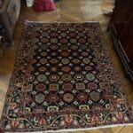 Nettoyage et réparation lisière et point d’arrêt sur tapis d’Iran saint germain en laye 78100