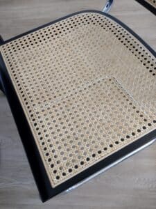 cannage 9 Réparation et recannage de chaise B32 (Cesca, Marcel Breuer)