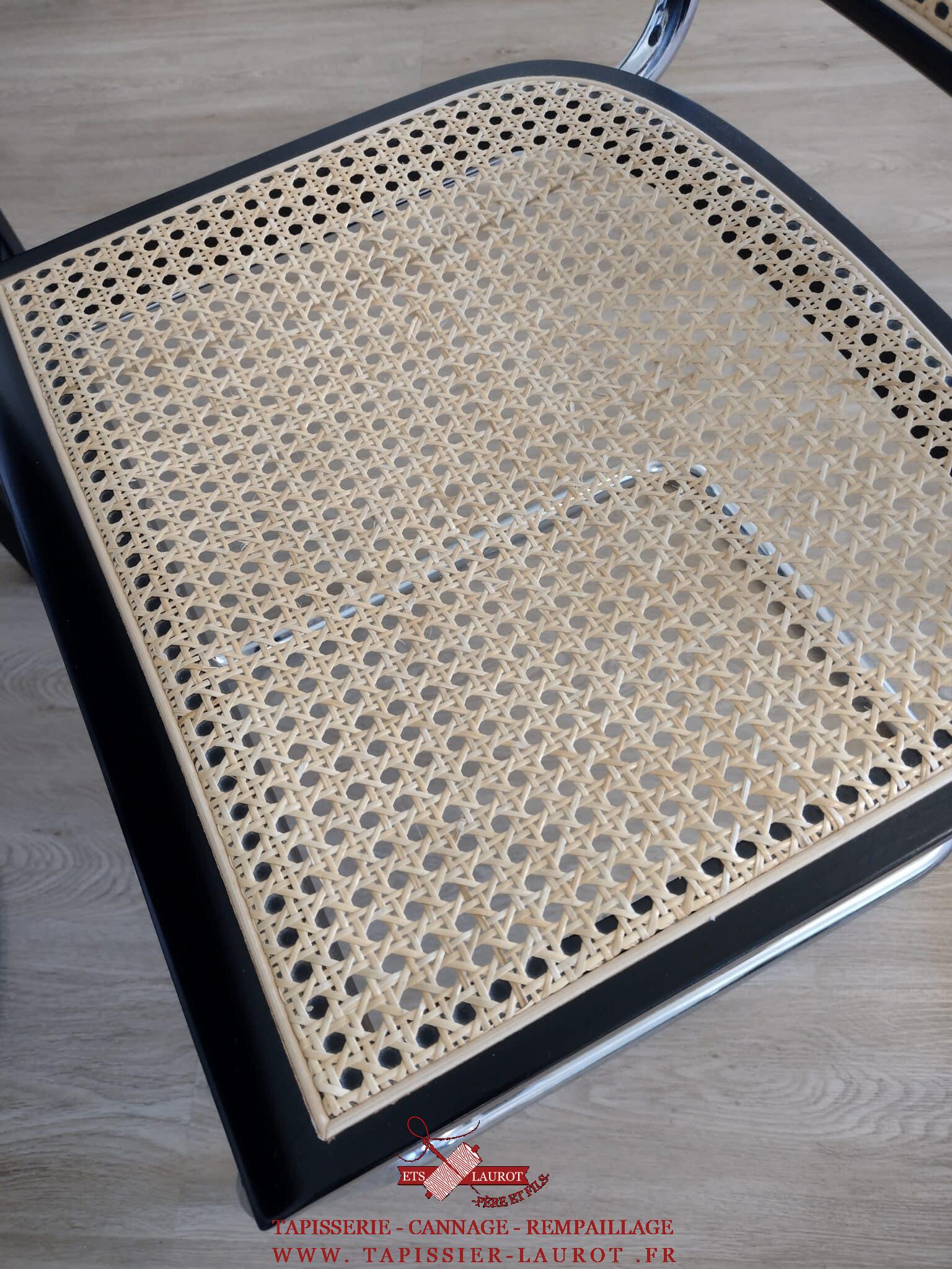 Chaise B32 (Cesca, Marcel Breuer) 10 Réparation et recannage de chaise B32 (Cesca, Marcel Breuer)