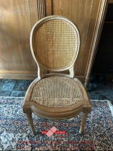 Réfection assise chaise en cannage 95880 Enghien les bains 95 val d’Ois