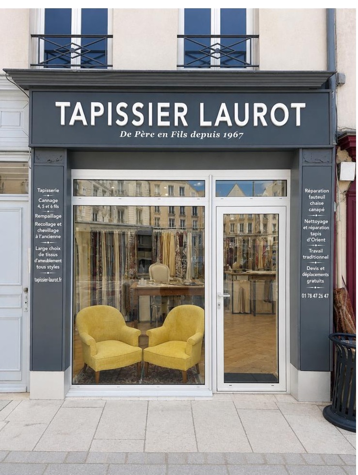Tapissier ile de France Yvelines hauts-de-france 14 Tapissier Laurot Pontoise – Cergy-Pontoise cannage rempaillage réfection de fauteuils et canapés